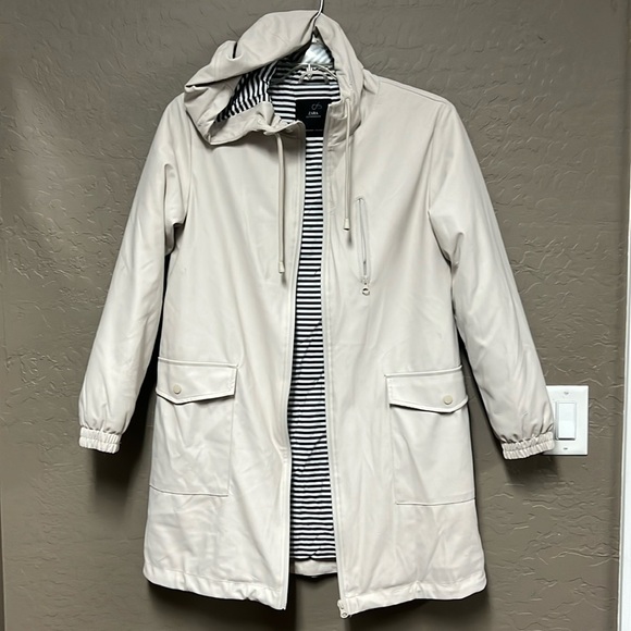 Zara Jackets & Blazers - Zara Outerwear Viscose Nylon Hooded jacket Size S